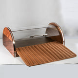 Maxbell Bread Display Cabinet Kitchen Storage Container for Pantry Coffee Shop Table