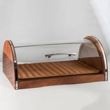 Maxbell Bread Display Cabinet Kitchen Storage Container for Pantry Coffee Shop Table