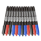 Maxbell 2Pcs Permanent Markers Drawing Card Writing Painting Oil based Paint Markers Black