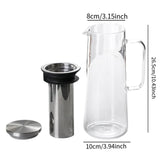 Maxbell Cold Brew Coffee Maker Sturdy Jar Pitcher for Coffee Iced Tea Lemonade 1400ml