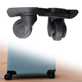 Maxbell 2 Pieces Suitcase Wheels 360° Rotating Swivel Wheels for Trolley Bag Lockbox