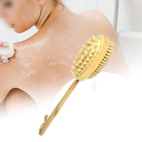 Maxbell Shower Brush Anti Slip Long Handle Comfortable for Men Women Shower Scrubber