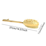 Maxbell Shower Brush Anti Slip Long Handle Comfortable for Men Women Shower Scrubber