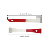 Maxbell 2Pcs Beekeeping Hives Scraper Tool Manual Practical Versatile Stainless Steel