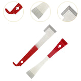 Maxbell 2Pcs Beekeeping Hives Scraper Tool Manual Practical Versatile Stainless Steel