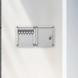 Maxbell Key Lock Box Safe Key Organizer for Car Dealerships Auto Repair Shops Office 205x60x213mm 6 Keys Position