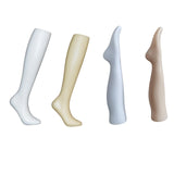 Maxbell Female Mannequin Leg Sock Display Model Stockings Display Stand for Showcase Skin Color Standing