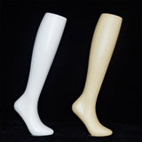 Maxbell Female Mannequin Leg Sock Display Model Stockings Display Stand for Showcase Skin Color Standing