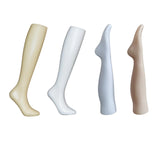 Maxbell Female Mannequin Leg Sock Display Model Stockings Display Stand for Showcase Skin Color Standing