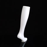 Maxbell Female Mannequin Leg Sock Display Model Stockings Display Stand for Showcase White Standing