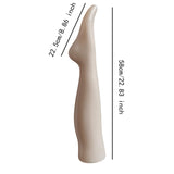 Maxbell Female Mannequin Leg Sock Display Model Stockings Display Stand for Showcase Skin Color Inverted