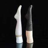 Maxbell Female Mannequin Leg Sock Display Model Stockings Display Stand for Showcase Skin Color Inverted