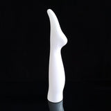 Maxbell Female Mannequin Leg Sock Display Model Stockings Display Stand for Showcase White Inverted