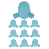 Maxbell 10x Inflateble Buttock Models Convenient PVC Diaper Display Stands for Store Blue