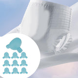 Maxbell 10x Inflateble Buttock Models Convenient PVC Diaper Display Stands for Store Blue