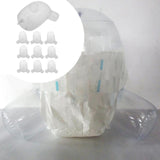 Maxbell 10x Inflateble Buttock Models Convenient PVC Diaper Display Stands for Store Clear