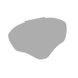 Maxbell Face Shield Replacement Lens Protective Visor for Gardening Grinding Weeding Gray