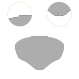 Maxbell Face Shield Replacement Lens Protective Visor for Gardening Grinding Weeding Gray