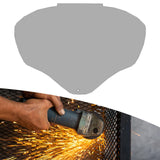 Maxbell Face Shield Replacement Lens Protective Visor for Gardening Grinding Weeding Gray