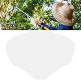 Maxbell Face Shield Replacement Lens Protective Visor for Gardening Grinding Weeding Transparent