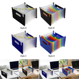 Maxbell Expanding File Folder A5 Size 13 Pockets Desktop Folders for Business Style A