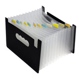 Maxbell Expanding File Folder A5 Size 13 Pockets Desktop Folders for Business Style A