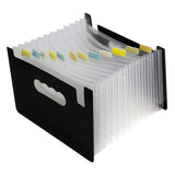 Maxbell Expanding File Folder A5 Size 13 Pockets Desktop Folders for Business Style A