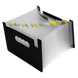 Maxbell Expanding File Folder A5 Size 13 Pockets Desktop Folders for Business Style A