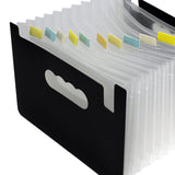 Maxbell Expanding File Folder A5 Size 13 Pockets Desktop Folders for Business Style A