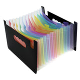 Maxbell Expanding File Folder A5 Size 13 Pockets Desktop Folders for Business Style B