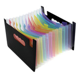 Maxbell Expanding File Folder A5 Size 13 Pockets Desktop Folders for Business Style B