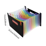 Maxbell Expanding File Folder A5 Size 13 Pockets Desktop Folders for Business Style B