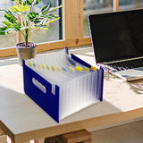 Maxbell Expanding File Folder A5 Size 13 Pockets Desktop Folders for Business Style C