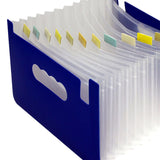 Maxbell Expanding File Folder A5 Size 13 Pockets Desktop Folders for Business Style C