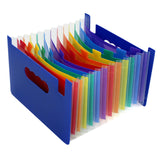 Maxbell Expanding File Folder A5 Size 13 Pockets Desktop Folders for Business Style D
