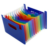 Maxbell Expanding File Folder A5 Size 13 Pockets Desktop Folders for Business Style D
