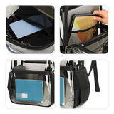 Maxbell Clear Backpack with Pockets Heavy Duty See through Bag for College Work Boys Style A