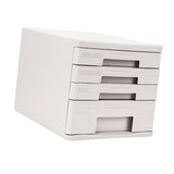 Maxbell 4 Drawer Storage Organizer Bedroom Black Garage Desktop File Storage Cabinet gray