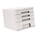 Maxbell 4 Drawer Storage Organizer Bedroom Black Garage Desktop File Storage Cabinet gray