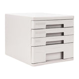 Maxbell 4 Drawer Storage Organizer Bedroom Black Garage Desktop File Storage Cabinet gray