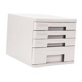 Maxbell 4 Drawer Storage Organizer Bedroom Black Garage Desktop File Storage Cabinet gray
