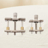 Maxbell 2Pcs Watch Movement Fixed Base Watch Repair Tools for Craft Adjustment Hobby