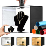 Maxbell Photo Light Box Professional Photo Box for Small Items Jewelry Professionals 40cm RGB Ring Light