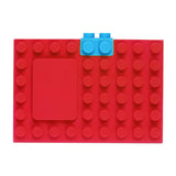 Maxbell A6 Notebook Building Block Design 100 Pages Journal for Daily Records Red
