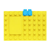 Maxbell A6 Notebook Building Block Design 100 Pages Journal for Daily Records Yellow