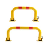 Maxbell Car Parking Post Lock with 2 Keys Parking Space Bollard Parking Barrier Post 55cm Length