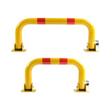 Maxbell Car Parking Post Lock with 2 Keys Parking Space Bollard Parking Barrier Post 55cm Length