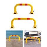 Maxbell Car Parking Post Lock with 2 Keys Parking Space Bollard Parking Barrier Post 55cm Length