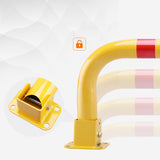 Maxbell Car Parking Post Lock with 2 Keys Parking Space Bollard Parking Barrier Post 55cm Length