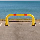 Maxbell Car Parking Post Lock with 2 Keys Parking Space Bollard Parking Barrier Post 80cm Length